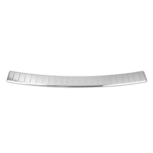 Ford Fiesta Rear Bumper Sill Cover - Omac - S.Steel - Gloss Silver - '17-'19 Ford Fiesta Rear Bumper Sill Cover - Omac - S.Steel - Gloss Silver - '17-'19